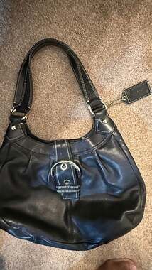 Coach Soho Lynn Hobo bag in black leather
